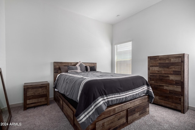 bedroom featuring carpet flooring