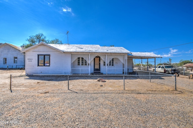 view of front of house