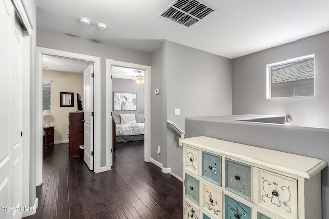 4043 E Carla Vista Dr, Gilbert, AZ 85295 - hall featuring baseboards and dark wood-style floors