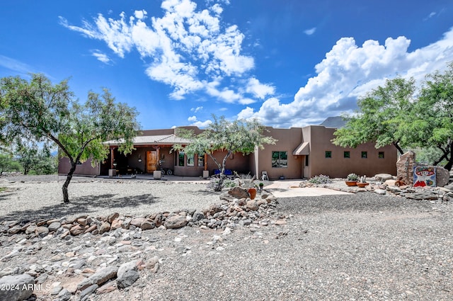 view of southwest-style home