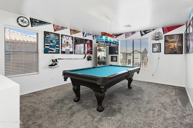 11959 W Vernon Ave, Avondale, AZ 85392 - playroom with pool table, baseboards, and carpet floors