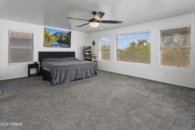 11959 W Vernon Ave, Avondale, AZ 85392 - carpeted bedroom featuring baseboards and a ceiling fan