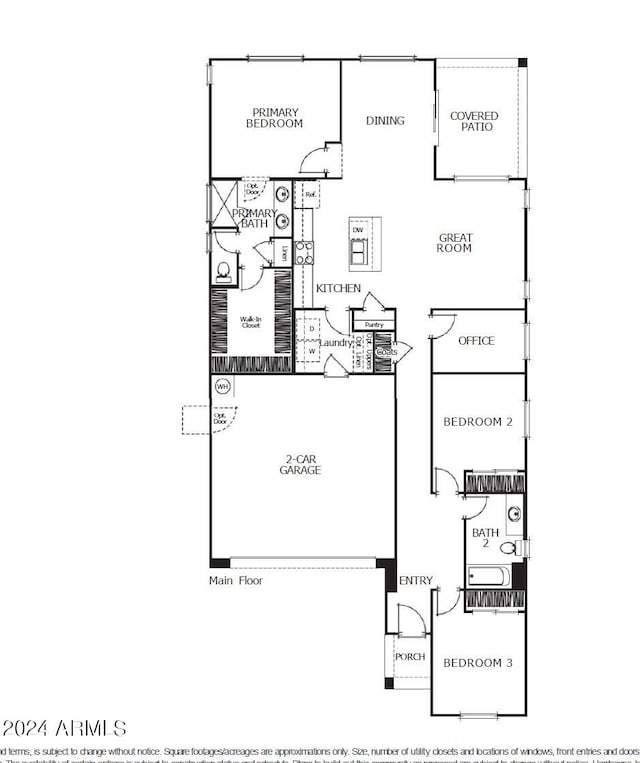 5597 S 253rd Ave, Buckeye, AZ 85326 - view of floor plan / room layout