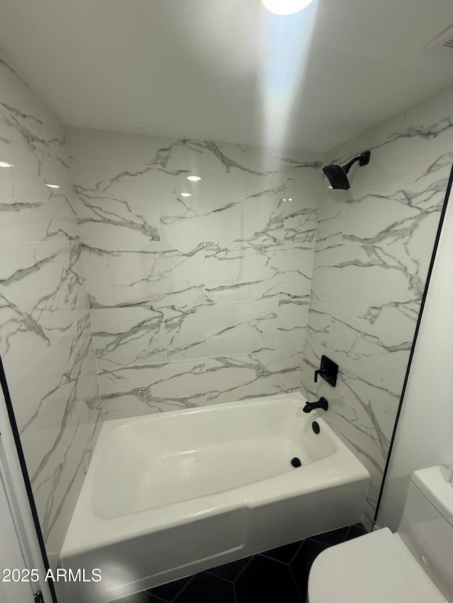 3824 W Puget Ave, Phoenix, AZ 85051 - bathroom with shower / bathtub combination and toilet