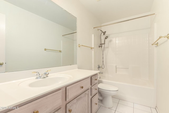 20435 N 39th Dr, Glendale, AZ 85308 - full bathroom featuring tile patterned floors, vanity, toilet, and shower / washtub combination
