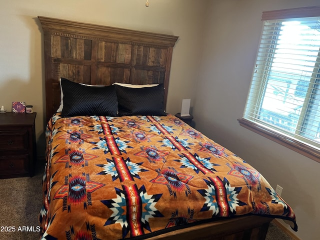 bedroom featuring carpet flooring