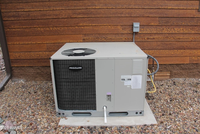 exterior details with central AC