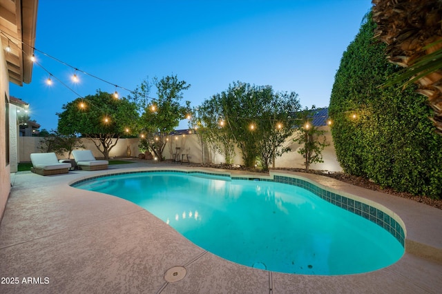 16238 N 58th St, Scottsdale, AZ 85254 - view of swimming pool with a fenced backyard and a patio