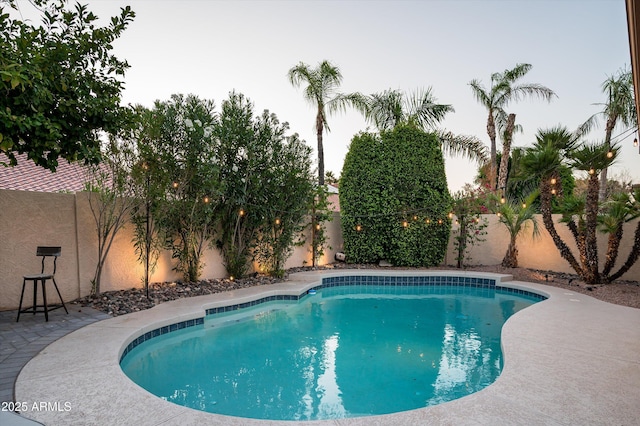 16238 N 58th St, Scottsdale, AZ 85254 - view of swimming pool with a fenced backyard
