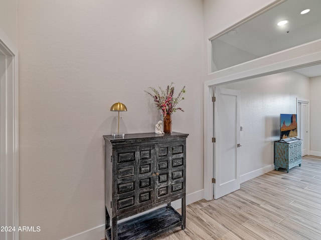 room details with hardwood / wood-style floors