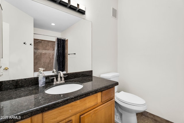 10030 W Indian School Rd Unit 218, Phoenix, AZ 85037 - full bathroom featuring vanity and a shower with shower curtain