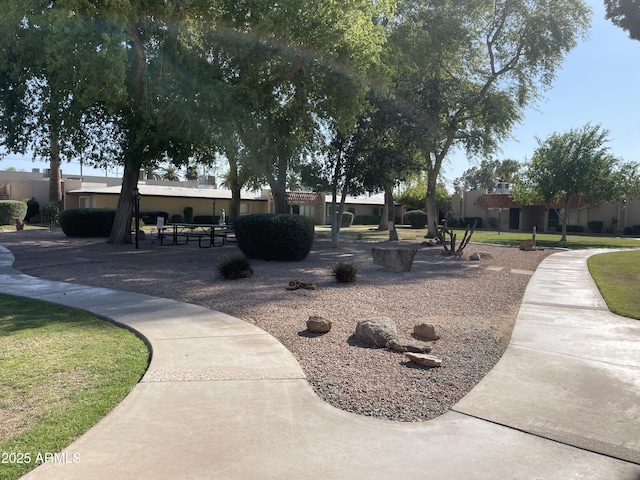 view of property's community