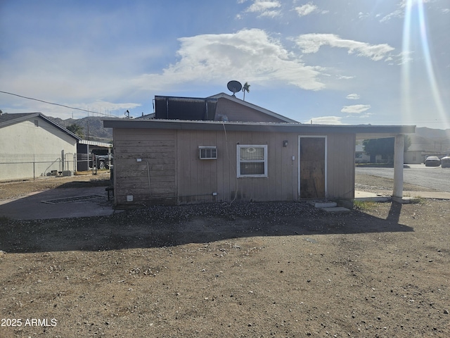 view of rear view of property