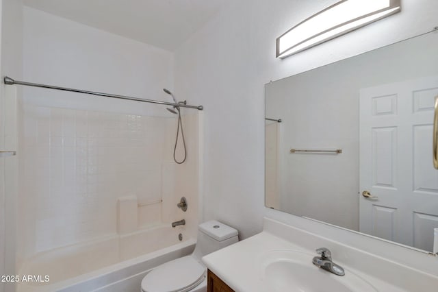 3900 S Velero St, Chandler, AZ 85249 - bathroom with vanity, washtub / shower combination, and toilet