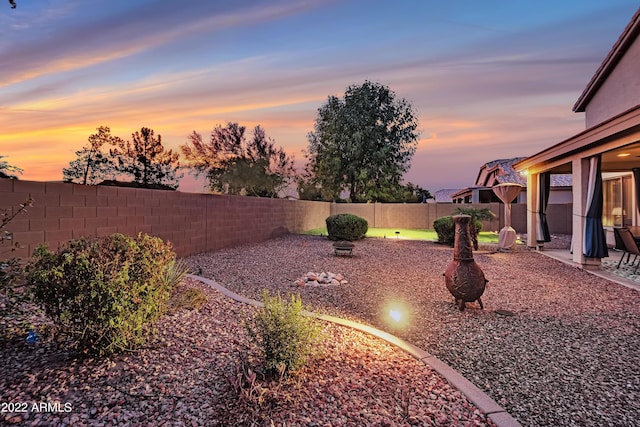3900 S Velero St, Chandler, AZ 85249 - view of yard with a fenced backyard and a patio area