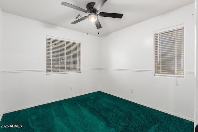 3444 E Flamingo Ct, Gilbert, AZ 85297 - empty room featuring carpet floors and ceiling fan