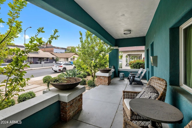 view of patio / terrace featuring a porch