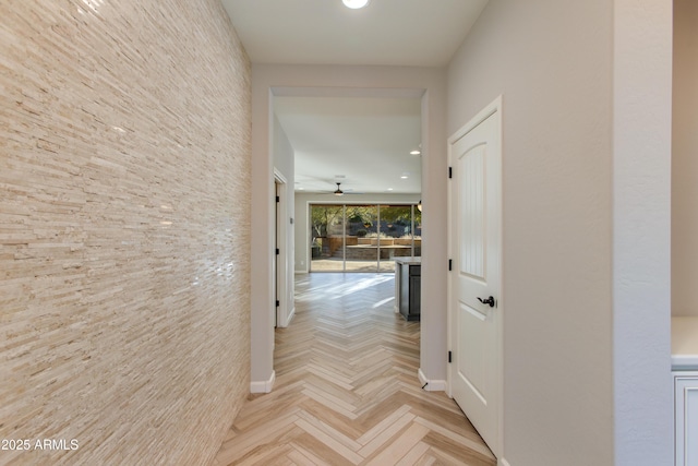 3285 Maverick Dr, Wickenburg, AZ 85390 - hallway featuring recessed lighting and baseboards
