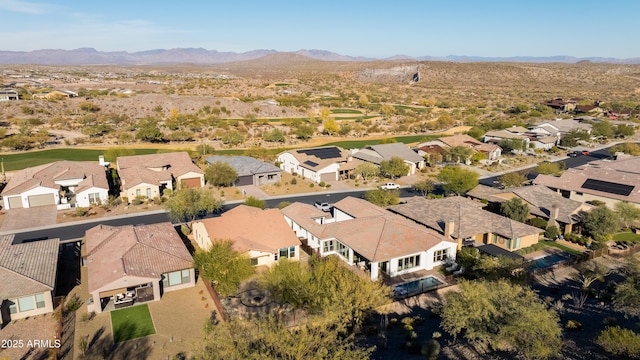 3285 Maverick Dr, Wickenburg, AZ 85390 - aerial perspective of suburban area featuring a mountain backdrop