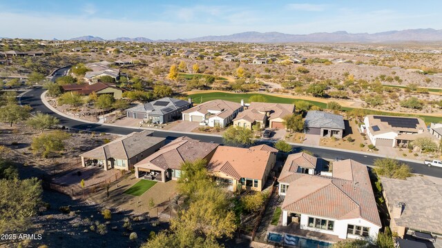 3285 Maverick Dr, Wickenburg, AZ 85390 - aerial perspective of suburban area featuring a mountainous background