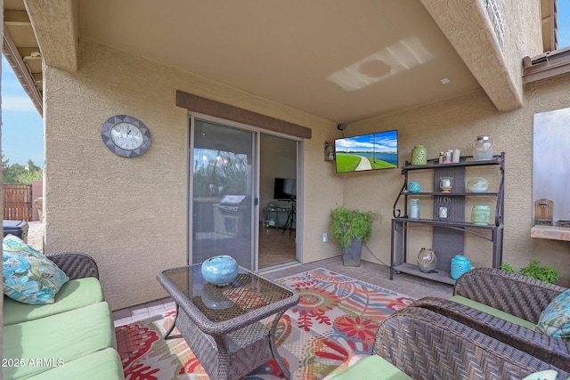 view of patio / terrace with outdoor lounge area