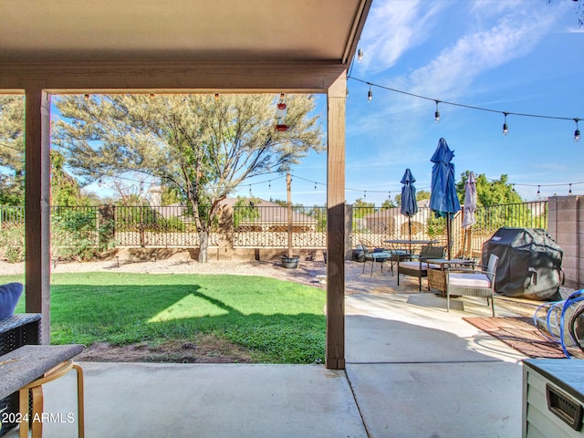 view of patio / terrace with grilling area