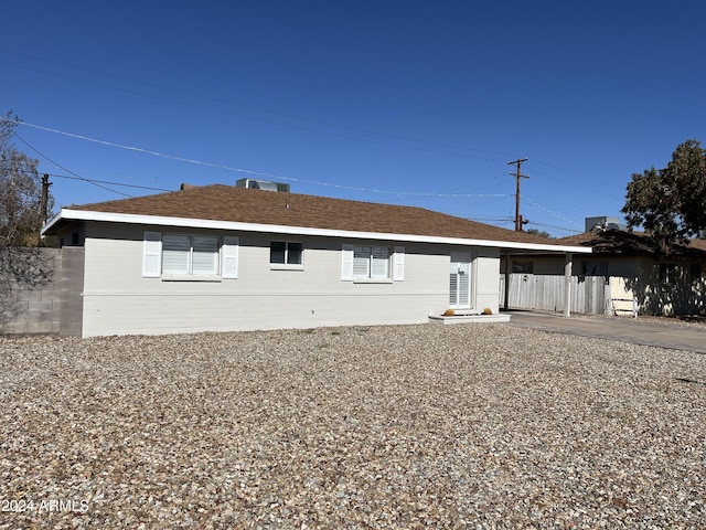 view of back of house