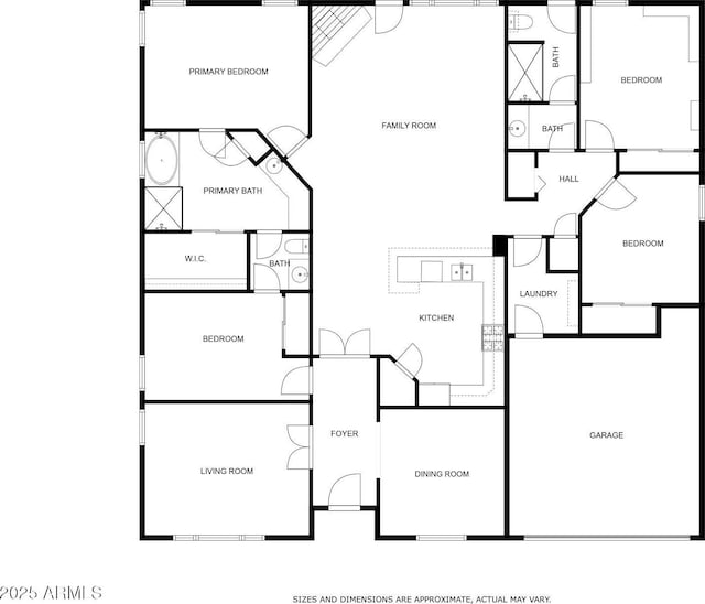 4207 W Soft Wind Dr, Glendale, AZ 85310 - home floor plan