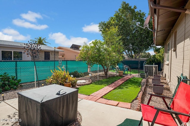 view of patio / terrace featuring a fenced backyard