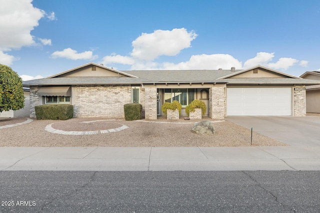 ranch-style house with a garage