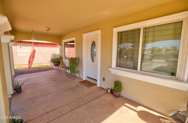 505 W 13th St, Casa Grande, AZ 85122 - property entrance with stucco siding and covered porch