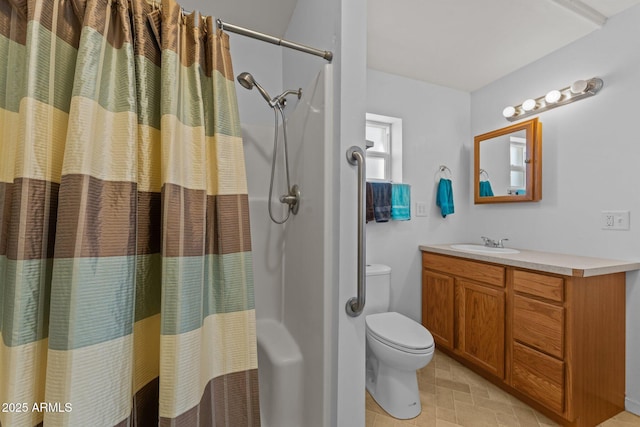 34381 S Vladimir St, Black Canyon City, AZ 85324 - bathroom with vanity, toilet, and a shower with curtain