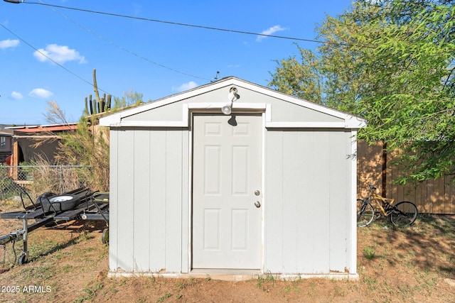 34381 S Vladimir St, Black Canyon City, AZ 85324 - view of shed featuring fence