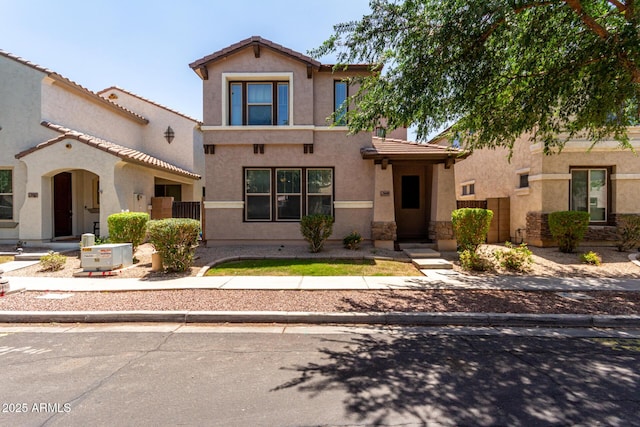 3449 E Sheffield Rd, Gilbert, AZ 85296 - view of front of property with stucco siding and a tiled roof