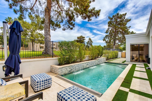 2737 E Arizona Biltmore Cir Unit 8, Phoenix, AZ 85016 - view of pool featuring a fenced backyard and a patio
