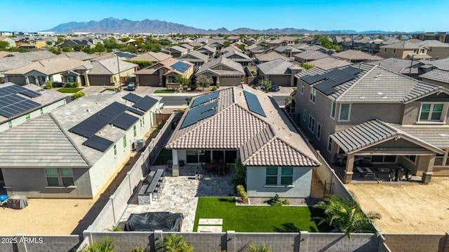 15276 W Latham St, Goodyear, AZ 85338 - aerial view of residential area featuring a mountainous background