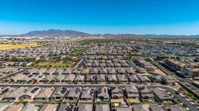 15276 W Latham St, Goodyear, AZ 85338 - aerial view of residential area featuring mountains