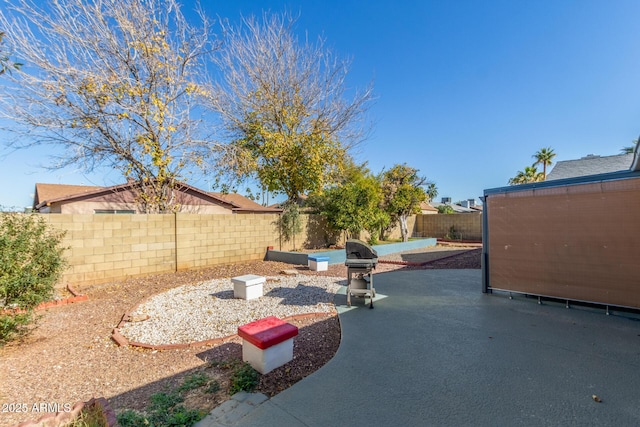 view of patio / terrace featuring area for grilling