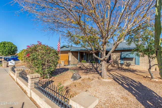 view of ranch-style house