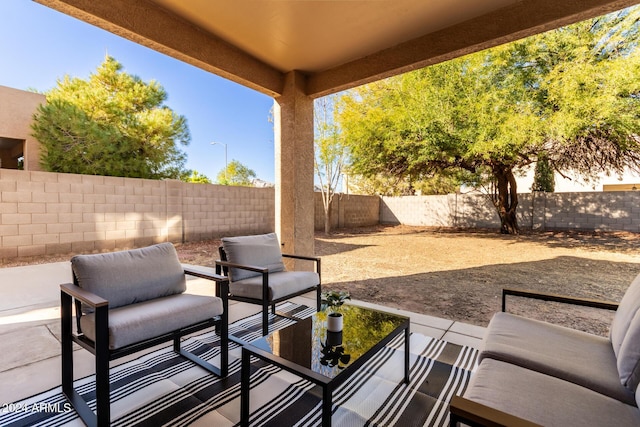 view of patio