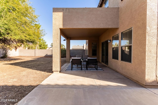 view of patio / terrace featuring outdoor lounge area