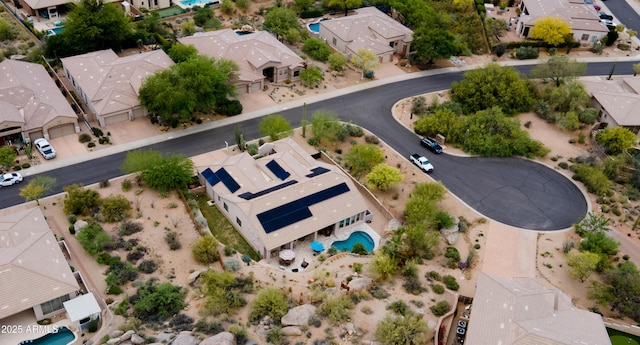 28019 N 115th Pl, Scottsdale, AZ 85262 - aerial perspective of suburban area with a pool