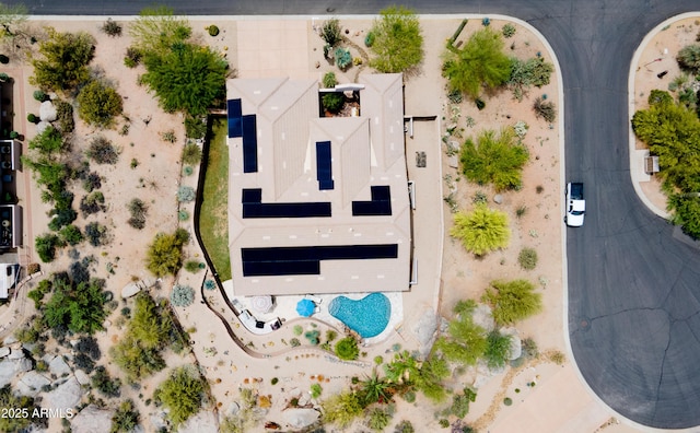 28019 N 115th Pl, Scottsdale, AZ 85262 - aerial view of a pool area