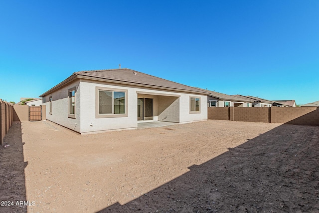 view of back of property