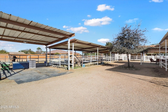 view of stable