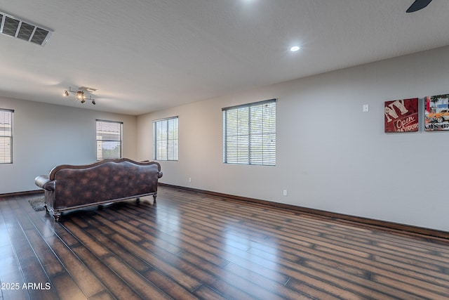 2735 E Flower Ct, Gilbert, AZ 85298 - living area with wood finished floors, baseboards, and recessed lighting