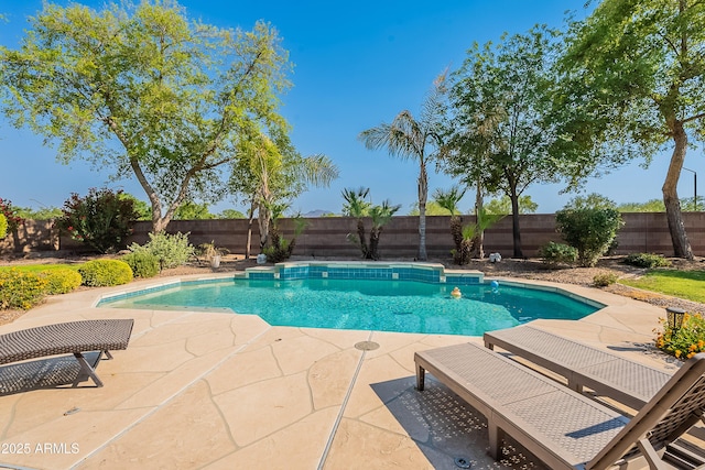 2735 E Flower Ct, Gilbert, AZ 85298 - view of pool featuring a patio area and a fenced backyard