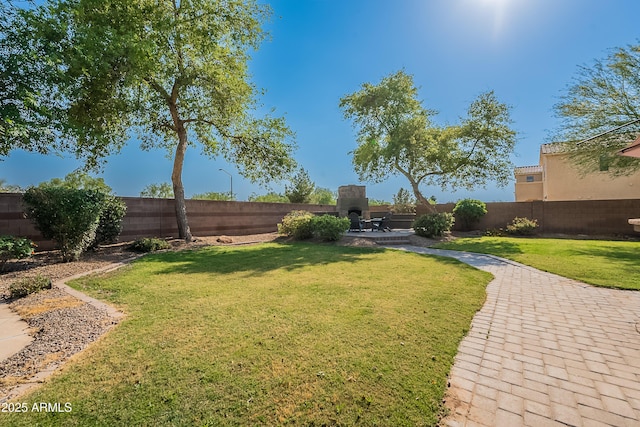 2735 E Flower Ct, Gilbert, AZ 85298 - view of yard with a patio area