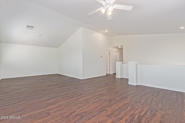 empty room with hardwood / wood-style flooring