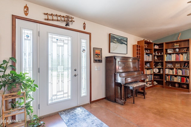 entrance foyer with plenty of natural light